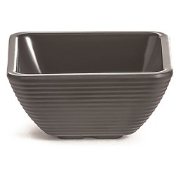 TableCraft Melamine Ramekin, 3 oz, Square, Black(8.5cm dia/90 ml)(Pack of 12)