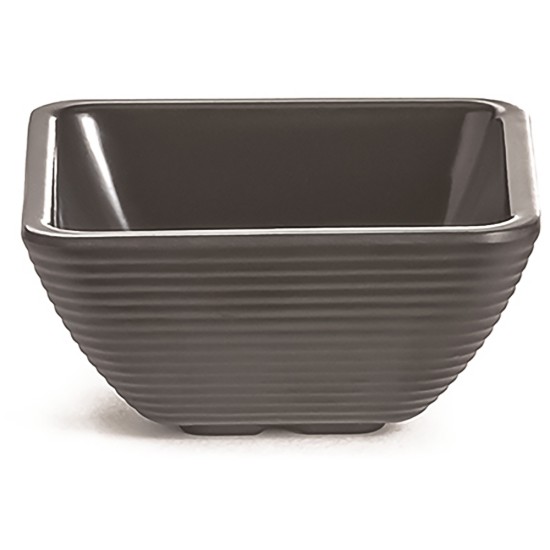 TableCraft Melamine Ramekin, 3 oz, Square, Black(8.5cm dia/90 ml)(Pack of 12) Event Supply Images