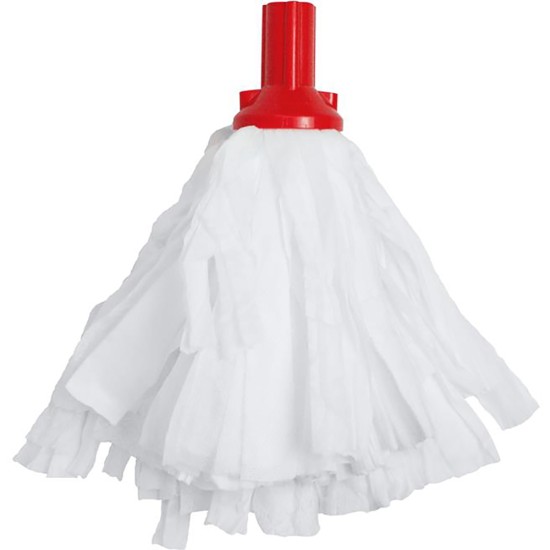 SYR Screwfit Syrsorb Large White Mop Head 120g Red Socket(Pack of 50) Event Supply Images