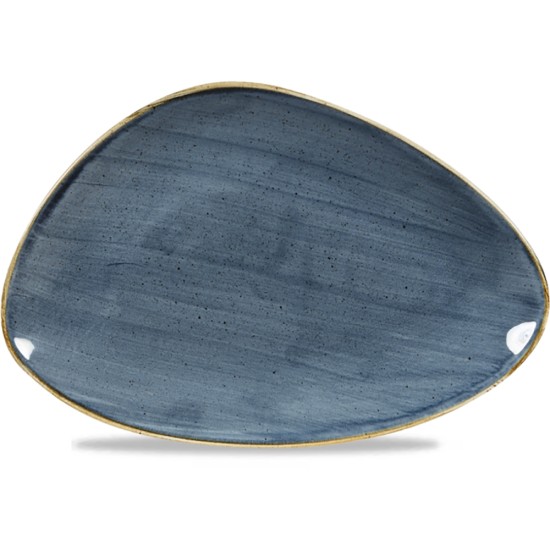 Churchill Stonecast Blueberry Triangle Chefs Plate 12