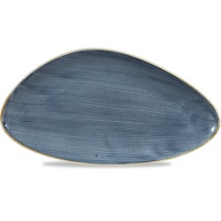 Churchill Stonecast Blueberry Triangle Chefs Plate 13 3/4