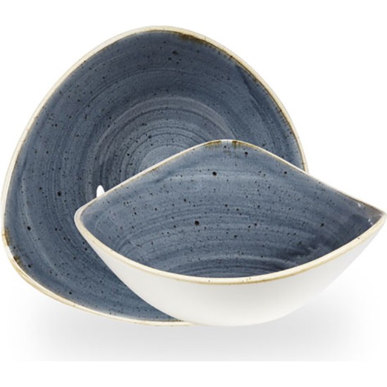 Churchill Stonecast Blueberry Lotus Bowl 6