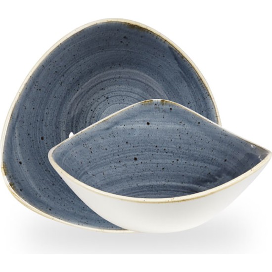Churchill Stonecast Blueberry Lotus Bowl 7