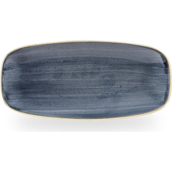 Churchill Stonecast Blueberry Chefs Oblong Plate 10.6