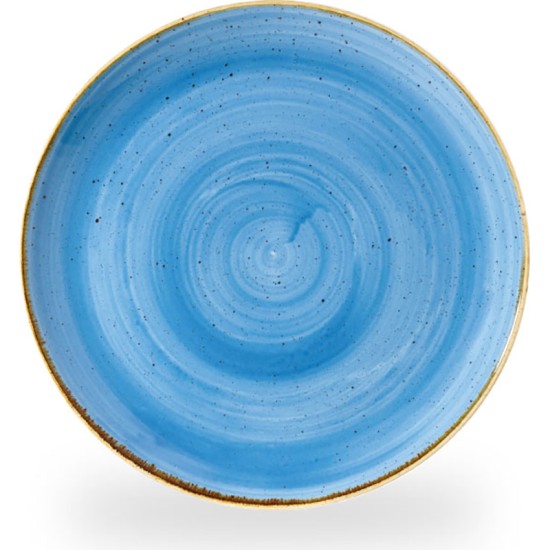 Churchill Stonecast Cornflower Blue Coupe Plate 8.67