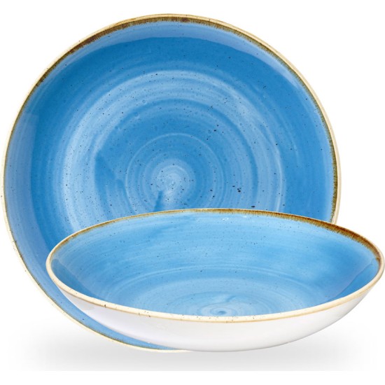 Churchill Stonecast Cornflower Blue Coupe Large Bowl 12