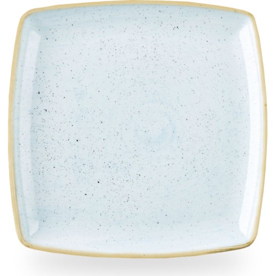 Churchill Stonecast Duck Egg Deep Square Plate 10.25