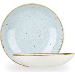 Churchill Stonecast Duck Egg Evolve Coupe Bowl 9.75