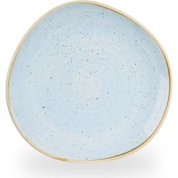 Churchill Stonecast Duck Egg Round Trace Plate 7 1/4