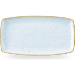 Churchill Stonecast Duck Egg Oblong Plate 13 1/2