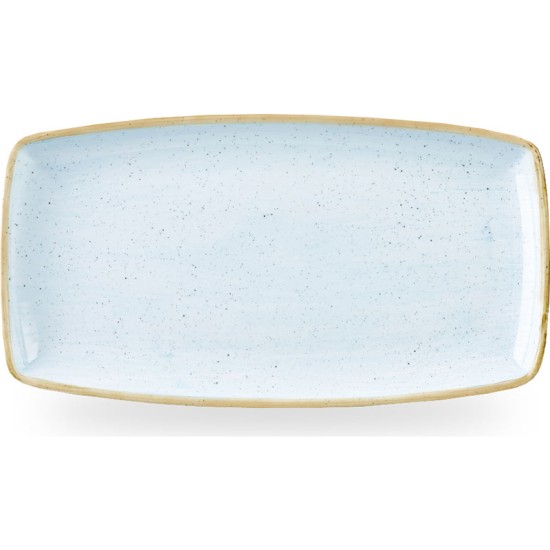 Churchill Stonecast Duck Egg Oblong Plate 13 1/2