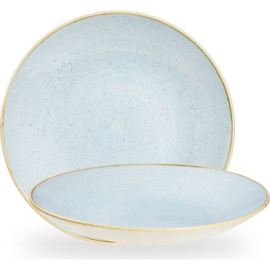 Churchill Stonecast Duck Egg Deep Coupe Plate 11
