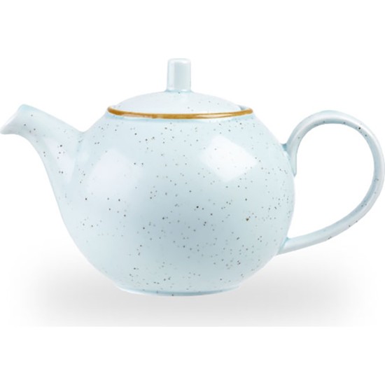 Churchill Stonecast Duck Egg Beverage Pot 15Oz(Pack of 4) Restaurant Supply Images
