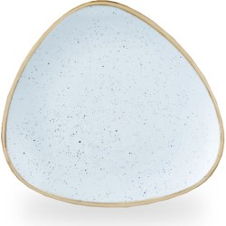 Churchill Stonecast Duck Egg Lotus Plate 7