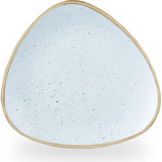Churchill Stonecast Duck Egg Lotus Plate 7