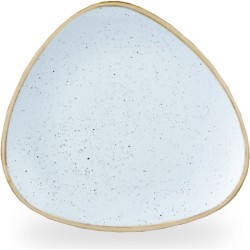 Churchill Stonecast Duck Egg Lotus Plate 9
