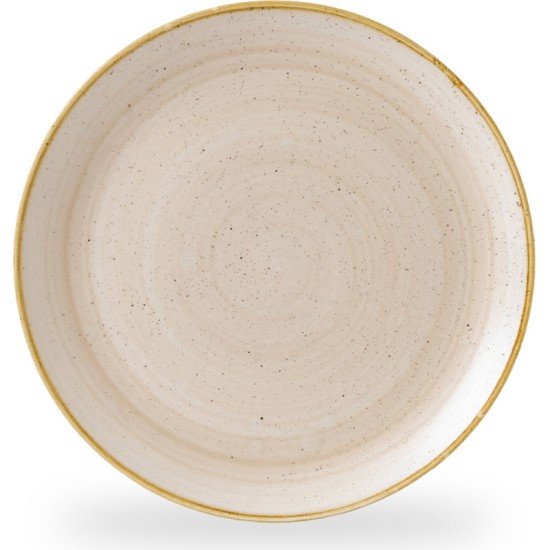 Churchill Stonecast Nutmeg Cream Coupe Evolve Plate 12 3/4