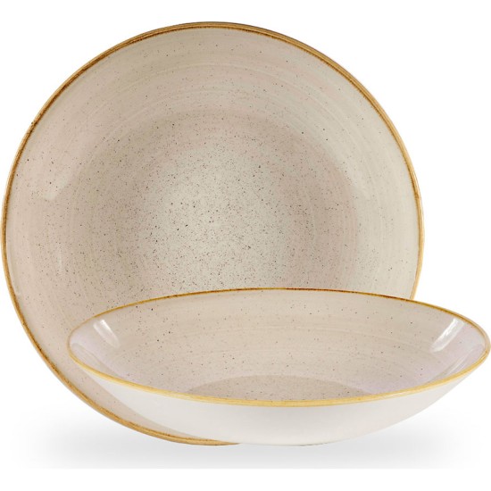 Churchill Stonecast Nutmeg Cream Coupe Large Bowl 12