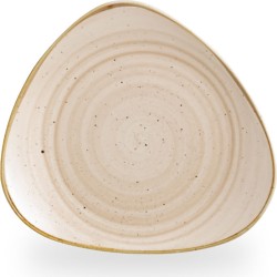 Churchill Stonecast Nutmeg Cream Lotus Plate 7