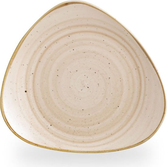 Churchill Stonecast Nutmeg Cream Lotus Plate 7