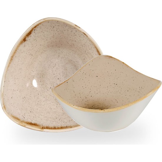 Churchill Stonecast Nutmeg Cream Lotus Bowl 6