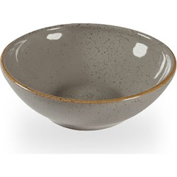 Churchill Stonecast Grey Shallow Bowl 9Oz(Pack of 12)