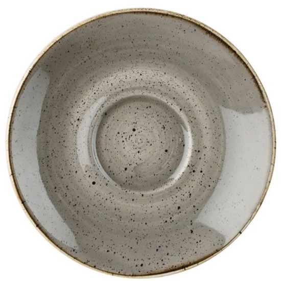Churchill Stonecast Grey Espresso Saucer 4.5
