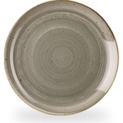Churchill Stonecast Grey Evolve Coupe Plate 10.25