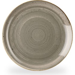 Churchill Stonecast Grey Evolve Coupe Plate 11.25