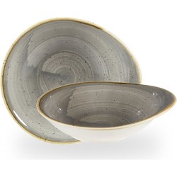 Churchill Stonecast Grey Round Dish 6 3/8X5 5/8
