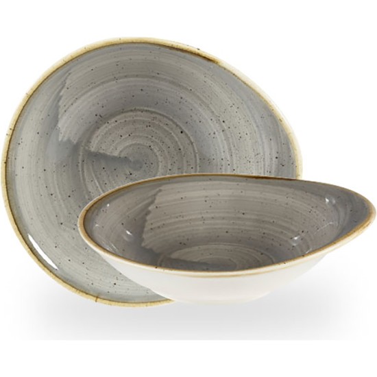 Churchill Stonecast Grey Round Dish 6 3/8X5 5/8