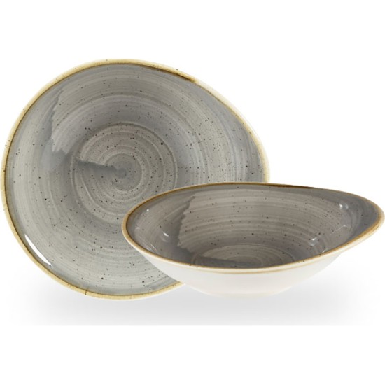 Churchill Stonecast Grey Round Dish 7 2/8X6.5