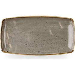 Churchill Stonecast Grey Oblong Plate 13 1/2