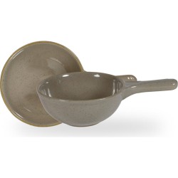 Churchill Stonecast Grey Deep Skillet 20Oz(Pack of 6)