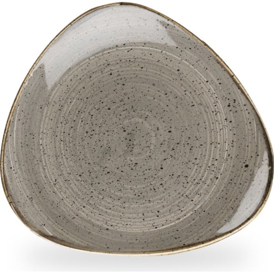 Churchill Stonecast Grey Lotus Plate 12