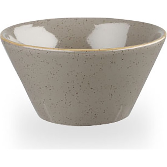 Churchill Stonecast Grey Zest Snack Bowl 12Oz(Pack of 12) Catering Supply Images