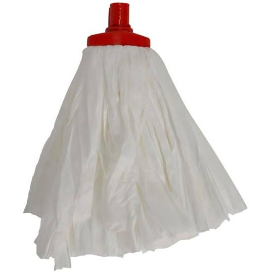 SYR Interchange Socket Mop Head Semi Disposable Midi Red(Pack of 50) Event Supply Images