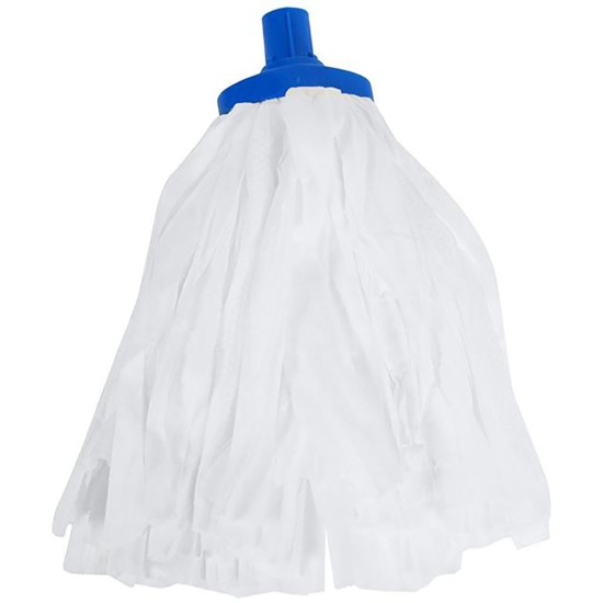 SYR Interchange Socket Mop Head Semi Disposable Midi Blue(Pack of 50) Event Supply Images