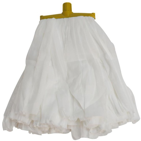 SYR Syrsorb Interchange Kentucky Mop Head Semi Disposable Maxi Yellow(Pack of 50) Restaurant Supply Images