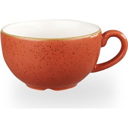 Churchill Stonecast Orange Cappuccino Cup 8Oz(Pack of 12)
