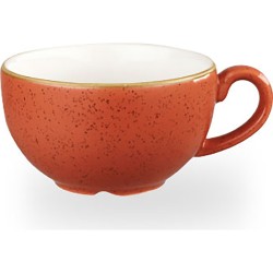 Churchill Stonecast Orange Cappuccino Cup 12Oz(Pack of 12)