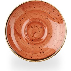 Churchill Stonecast Orange Espresso Saucer 4.5