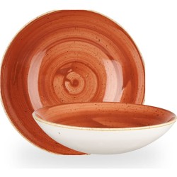 Churchill Stonecast Orange Coupe Bowl 7.25