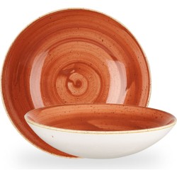 Churchill Stonecast Orange Evolve Coupe Bowl 9.75