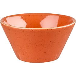 Churchill Stonecast Orange X Squared Sauce Dish 3Oz(Pack of 12)