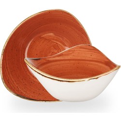 Churchill Stonecast Orange Lotus Bowl 6