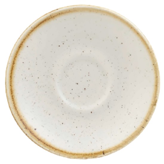 Churchill Stonecast Barley White Espresso Saucer 4.5