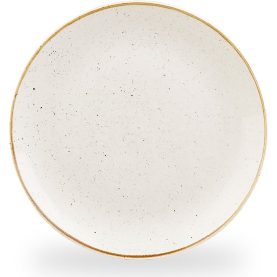 Churchill Stonecast Barley White Evolve Coupe Plate 10.25