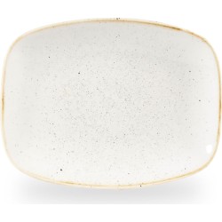 Churchill Stonecast Barley White Chefs Oblong Plate 10.3
