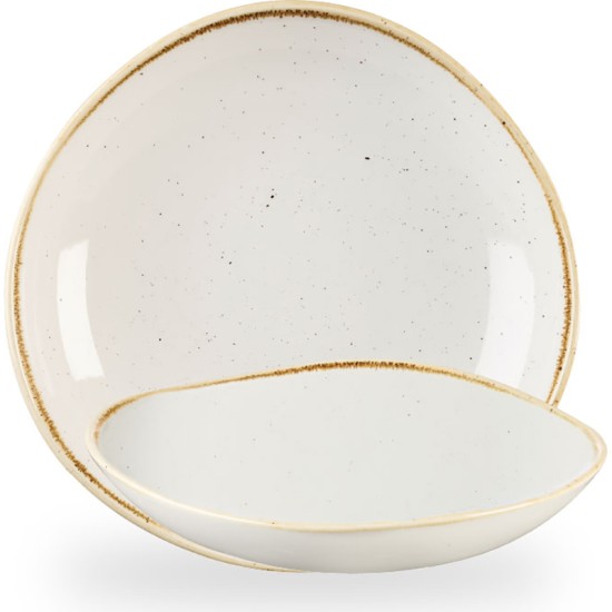 Churchill Stonecast Barley White Round Trace Bowl 9 7/8